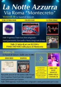 La prima Notte Azzurra di Montecreto